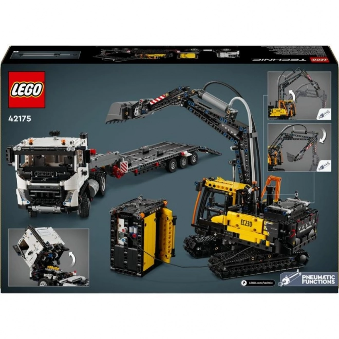 Volvo FMX und Elektrobagger Volvo EC230 LEGO Technic Set