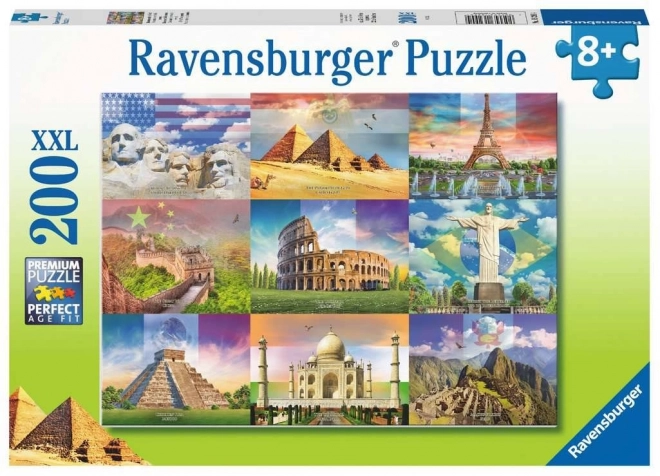 Ravensburger Puzzle Weltwunder XXL 200 Teile