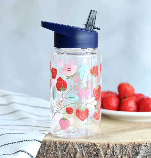 A Little Lovely Company Trinkflasche – Erdbeeren