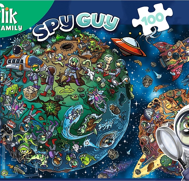 Puzzle Treflíci im Weltraum