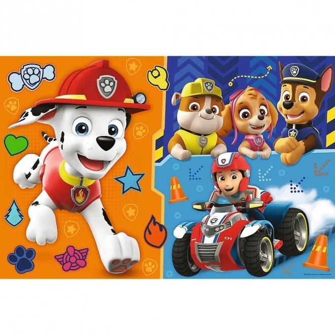 Paw Patrol Superriese Doppelseitiges Puzzle