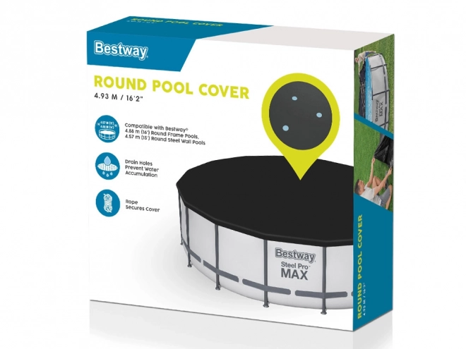 Bestway Poolabdeckung für Stahlrahmen Pools