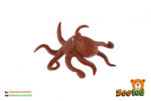 Küsten-Oktopus Spielzeug aus Kunststoff 8cm