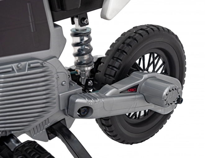 Kindermotorrad mit Akku, Orange, mit Audio-Panel und EVA Räder