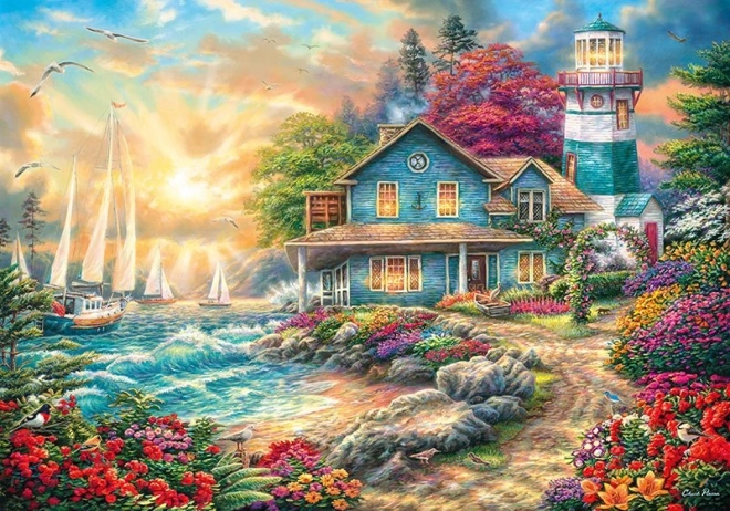 Puzzle Sonnenaufgang am Meer 2000 Teile