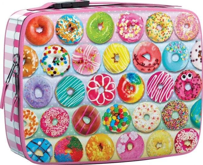 Puzzle mit Thermobox Donuts 100 Teile