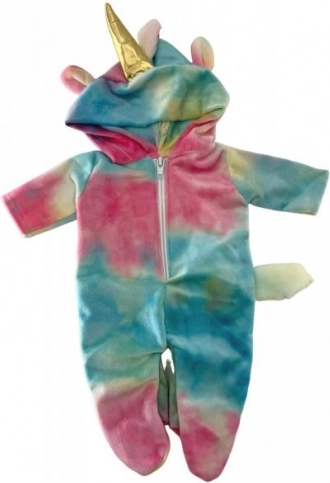 Einhorn Overall für Puppen PLEJO 40 - 43 cm