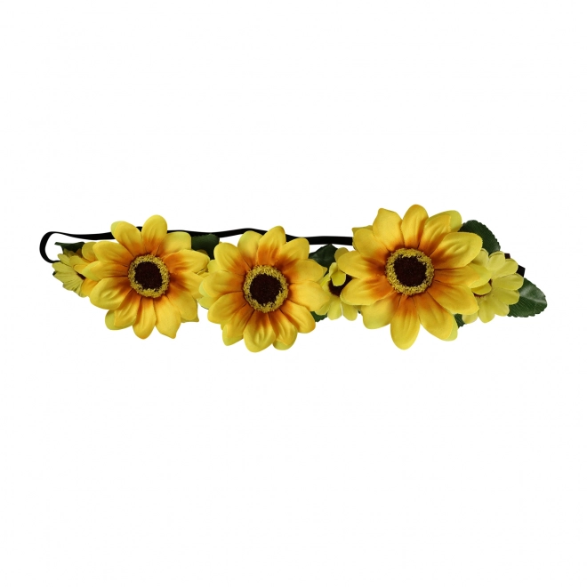 Blumenhaarband mit gelben Blumen