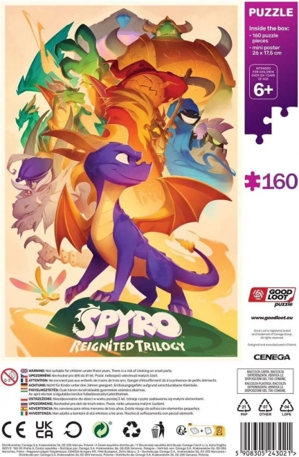 Puzzle Spyro Reignited Trilogy: Helden 160 Teile
