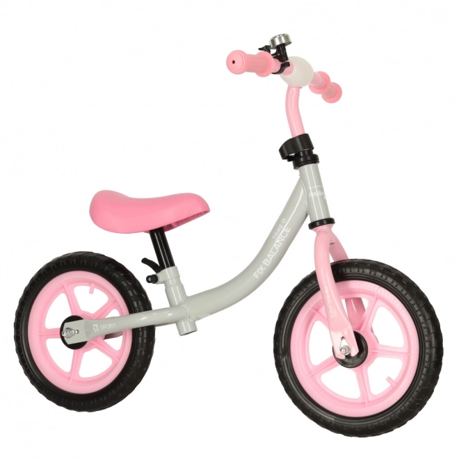 Laufrad Trike Fix Balance Grau Rosa – weiß-rosa