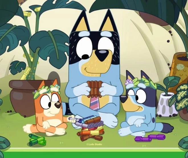 Bluey Puzzle 2x24 Teile