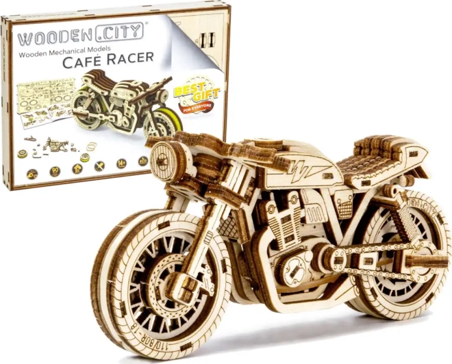 3D-Holzpuzzle Moto Racer