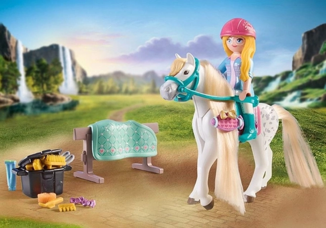 Playmobil Figurenset Isabella und Lioness mit Pferdewaschplatz