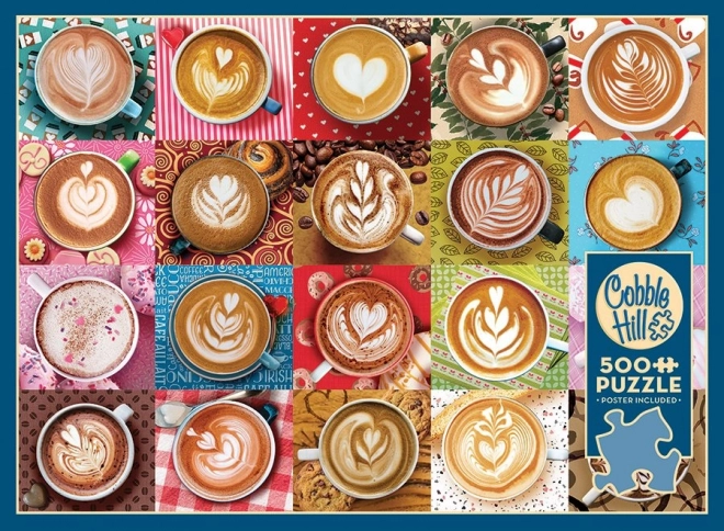 Cobble Hill Puzzle Ich liebe dich, Latte 500 Teile