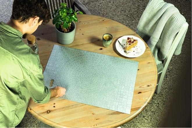 RAVENSBURGER Puzzle KRYPT Silber – 654 Teile