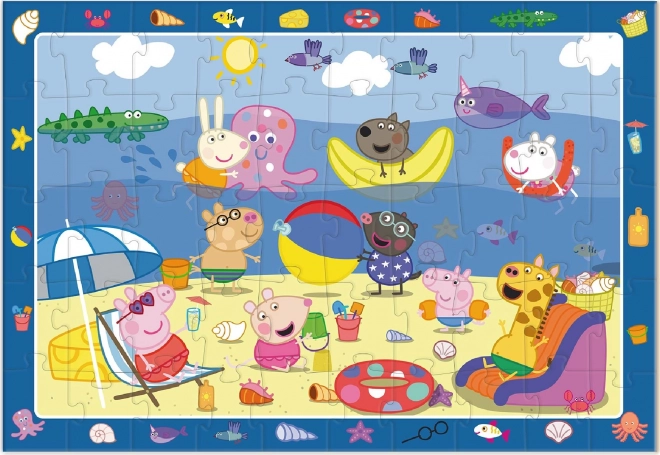 Puzzle mit Bildersuche Peppa Wutz 50 Teile
