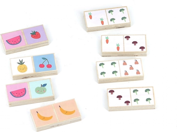 Holzdomino Obst und Gemüse Sarah Betz
