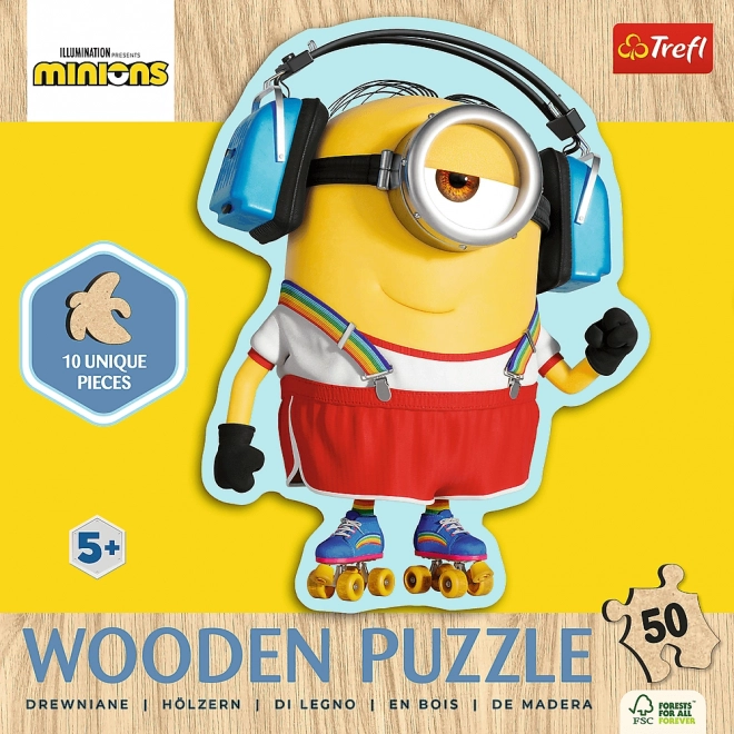 Trefl Holzpuzzle Minions: Verrückter Minion 50 Teile