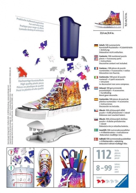 Ravensburger 3D-Puzzle Sneaker New York City