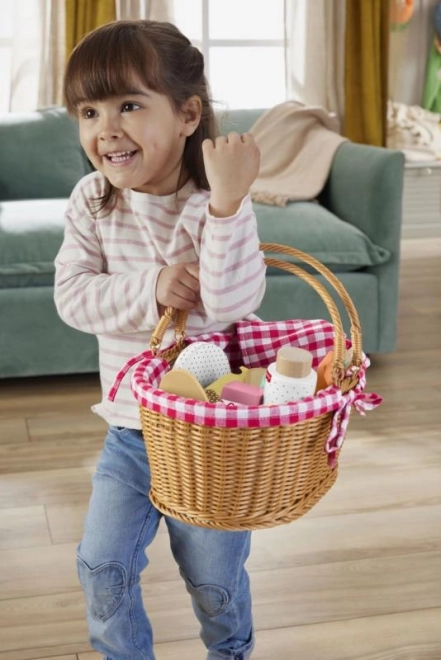 Picknickkorb mit hölzernen Leckereien Fisher-Price