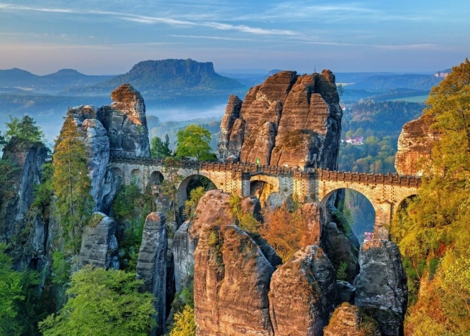 Puzzle Felsenbrücke Bastei 500 Teile