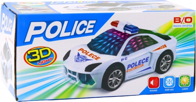 Interaktives Polizeiauto mit Lichtern und Geräuschen