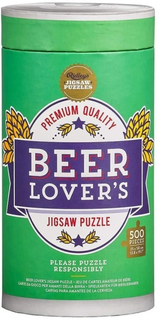 Ridley's Games Puzzle für Bierliebhaber, 500 Teile