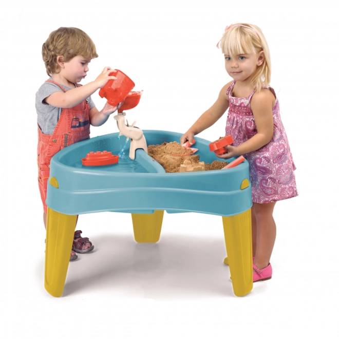 Feber Kindertisch mit Wasser- und Sandkasten 4-in-1