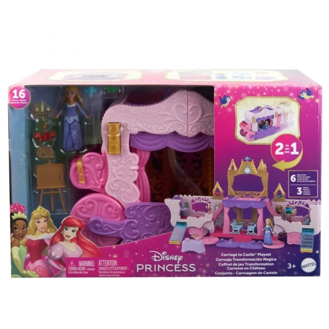 Disney Prinzessinnen Karossen-Schloss Set 2 in 1