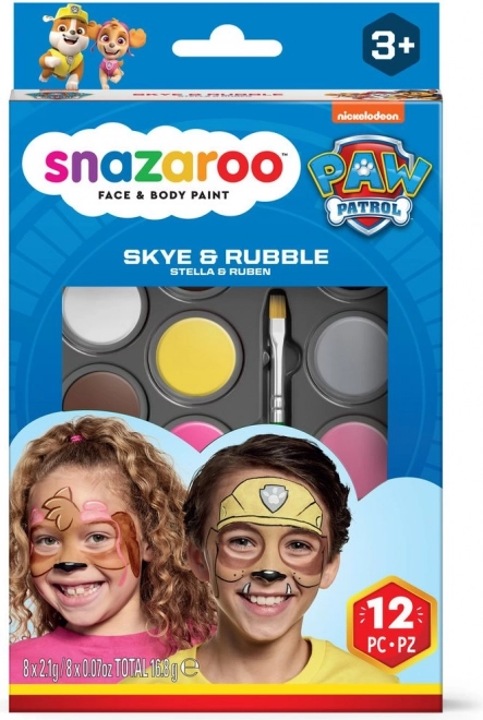 Snazaroo Gesichtsbemalung Set Paw Patrol: Skye & Rubble