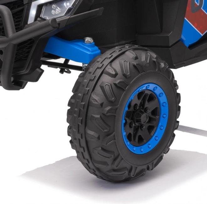 Elektrisches Kinderfahrzeug Buggy Madman UTV-MX blau