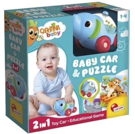 Elefantenauto mit Puzzles - Carotina Baby