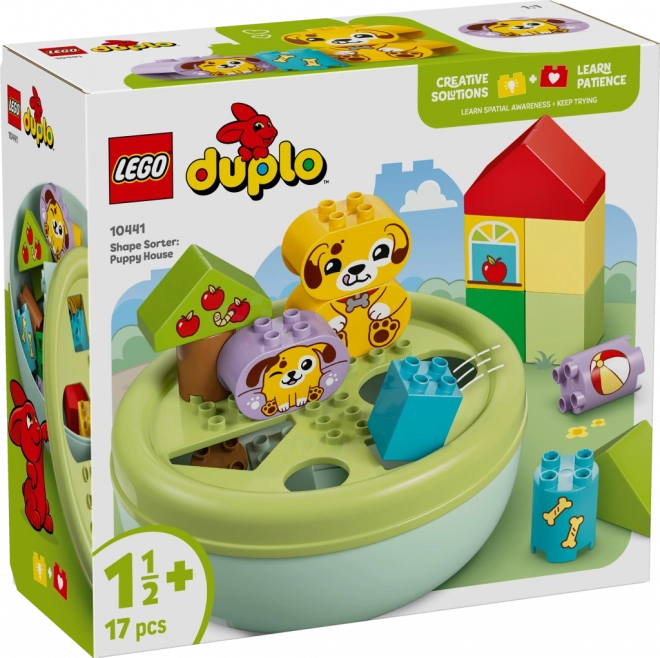 LEGO Duplo Formen sortieren ein Zuhause für Welpen