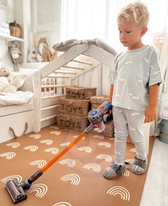Interaktiver vertikaler 3-in-1 Staubsauger für Kinder mit Saugfunktion
