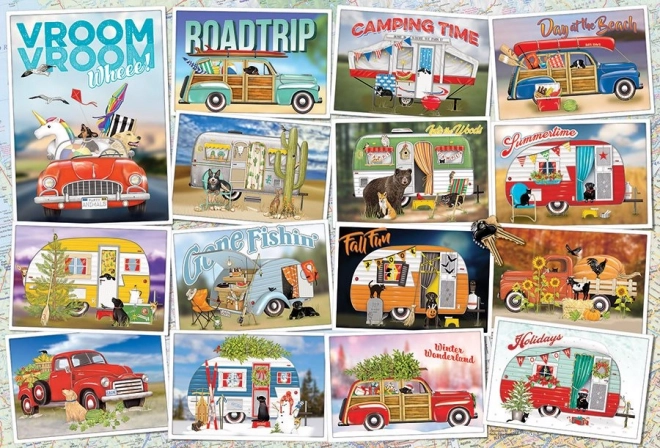 Vroom Vroom Puzzle 2000 Teile