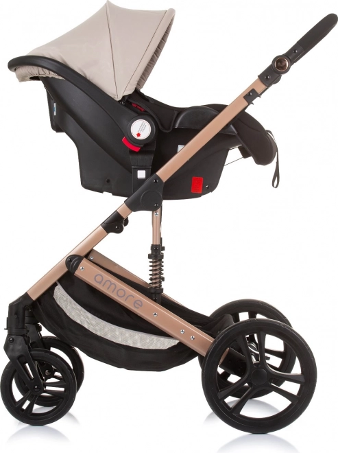 Chipolino Babyschale Amore i-Size Flamingo – Macadamia