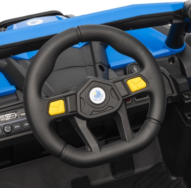 Elektrisches Kinderfahrzeug Buggy Madman UTV-MX blau