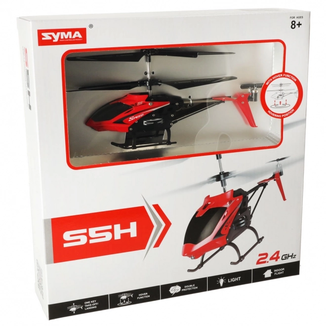 Ferngesteuerter Helikopter SYMA S5H Schwarz – rot