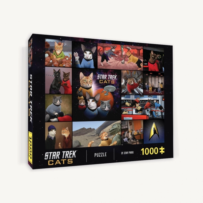 Chronicle Bücher Puzzle Star Trek Katzen 1000 Teile