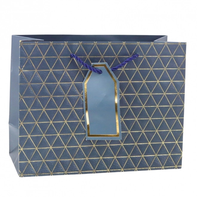 Geschenktasche mit goldenen Linien