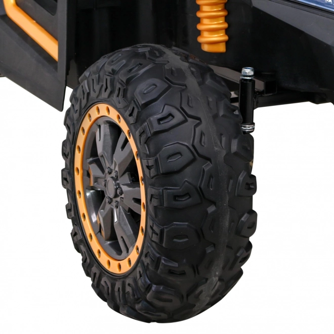 Buggy ATV Racing pro 2 Kinder + Antrieb 4x4 + Fernsteuerung + langsamer Start + MP3 LED – Gold