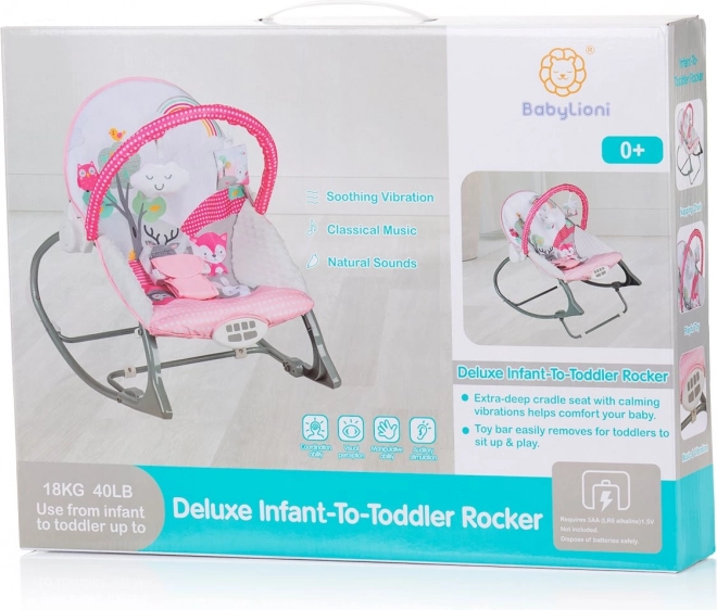 Chipolino Baby-Wippe Melody Pink