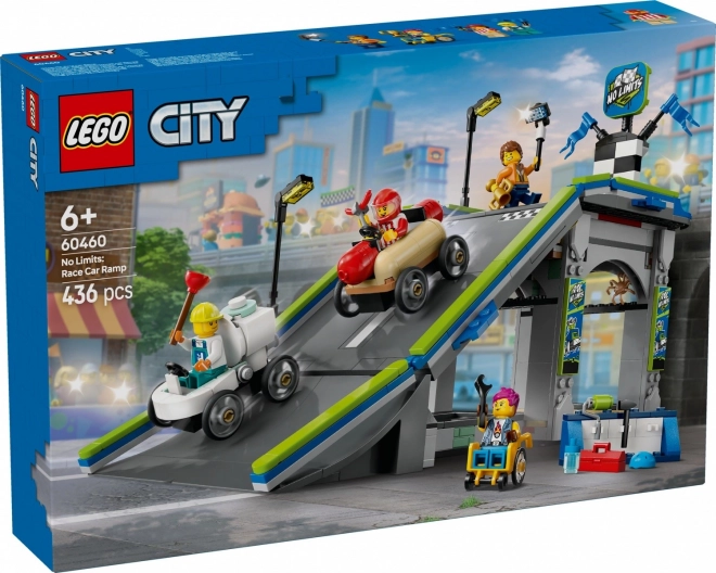 Lego City Rennstrecke ohne Grenzen mit Rampen