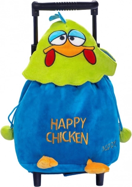 Plüschrucksack mit Rollen Küken