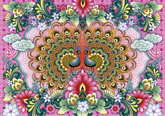 India Pfau Puzzle 1500 Teile