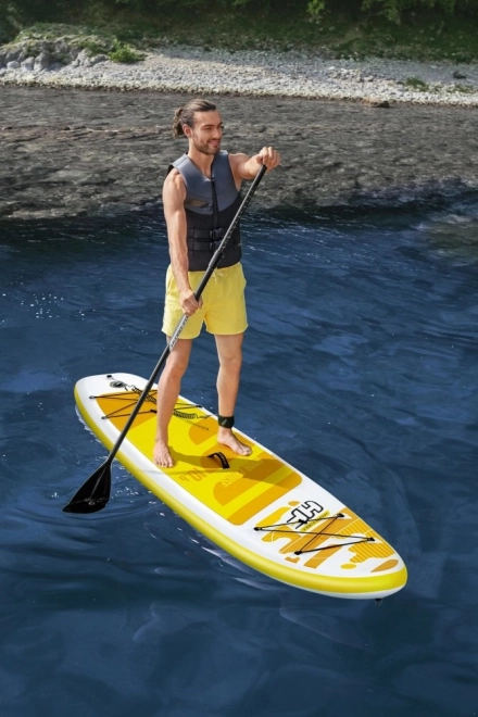 Aufblasbares Sup-Board Hydro-Force Gelb 320 x 76 x 12 cm