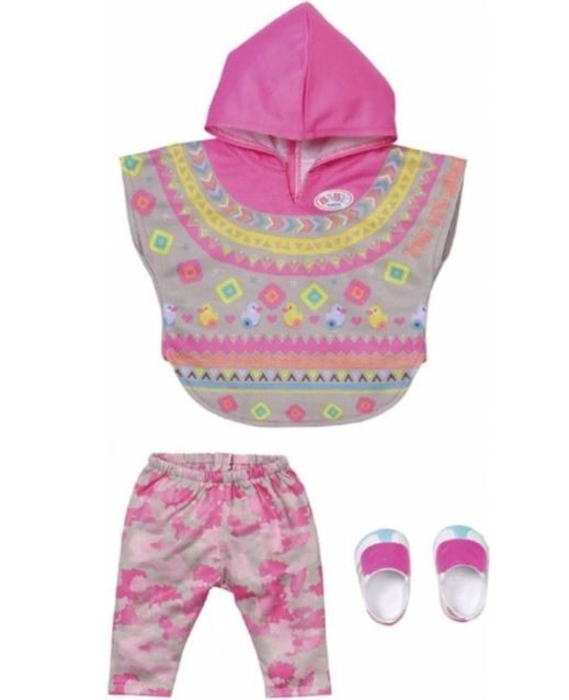 Kuschelweiches Poncho mit Kapuze
