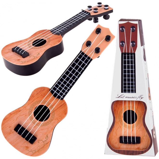 Mini-Ukulele für Kinder 25 cm – hellbraun