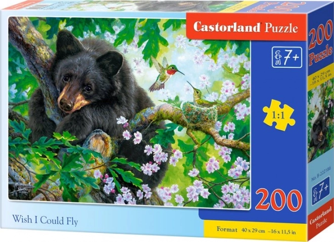 Puzzle 200 Teile Wish I Could Fly