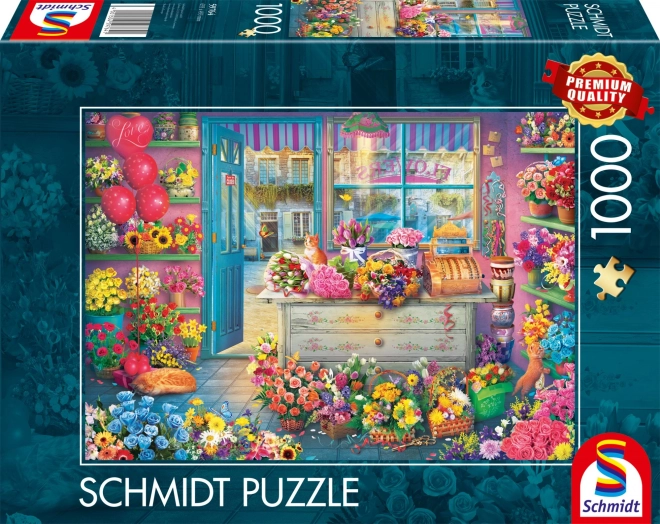 Puzzle Bunte Gärtnerei 1000 Teile